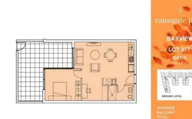 Floorplan of Homely apartment listing, G0 1/3 Garrigarrang Avenue, Kogarah NSW 2217