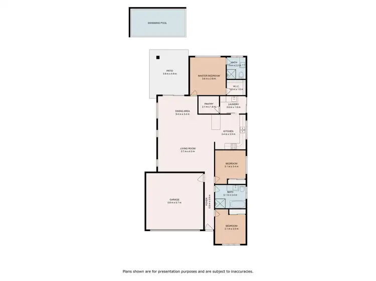 Floorplan of Homely house listing, 80 Ghostgum Cres, Zuccoli NT 832