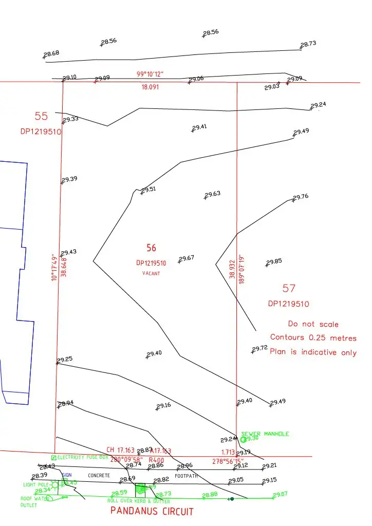 Floorplan of Homely land listing, 10 PANDANUS CIRCUIT, Bolwarra NSW 2320
