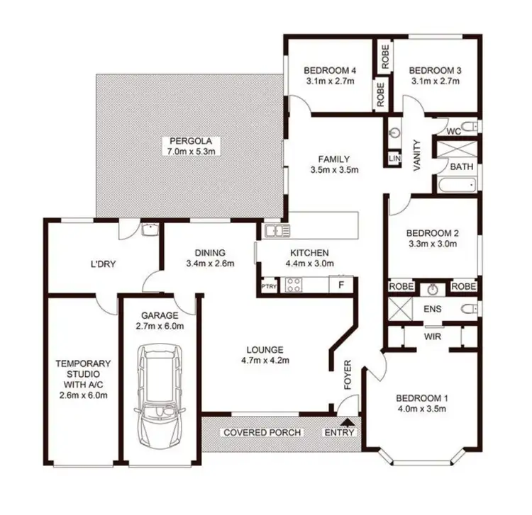 Floorplan of Homely house listing, 28 Marsh Road, Silverdale NSW 2752