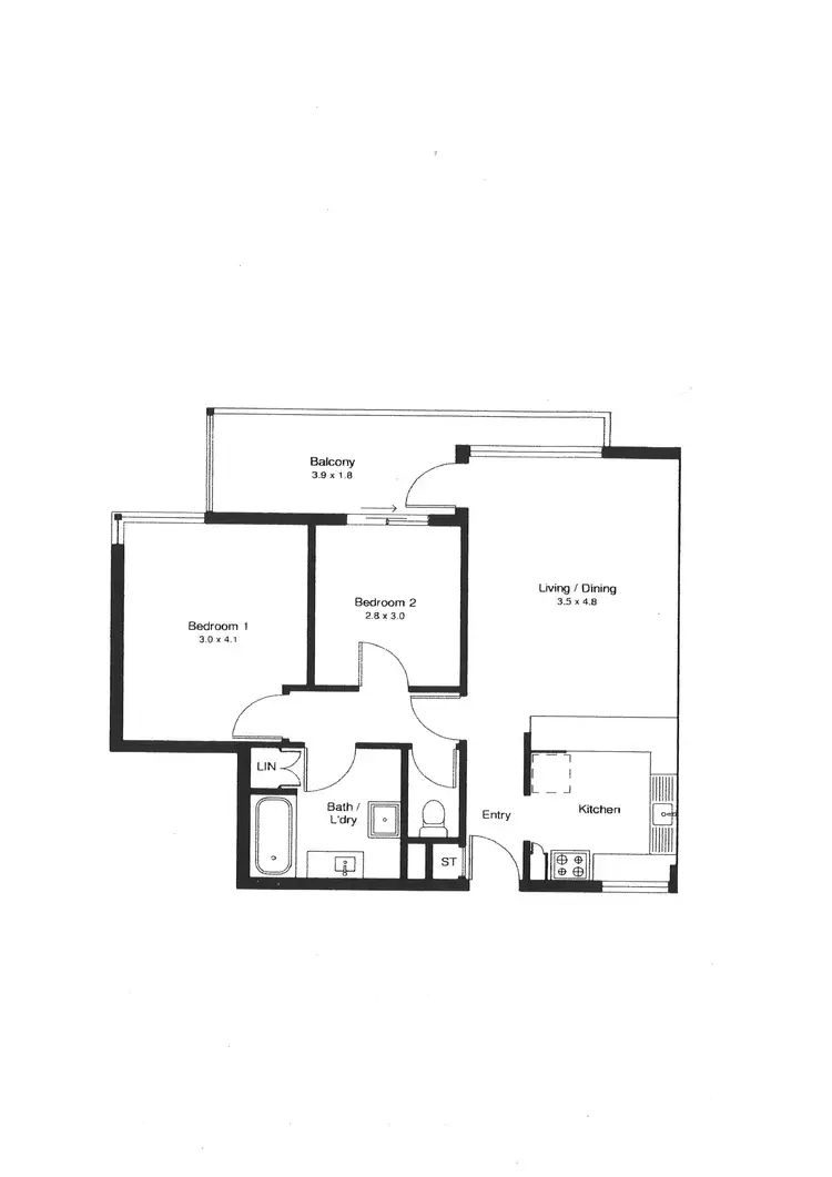 Floorplan of Homely apartment listing, 73/165 Derby Road, Shenton Park WA 6008