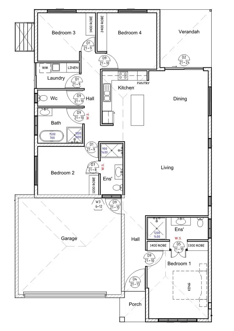 Floorplan of Homely house listing, 13 GHOSTGUM CRES, Zuccoli NT 832