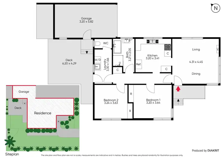 Floorplan of Homely unit listing, 1/12 Hotham Street, Mont Albert VIC 3127