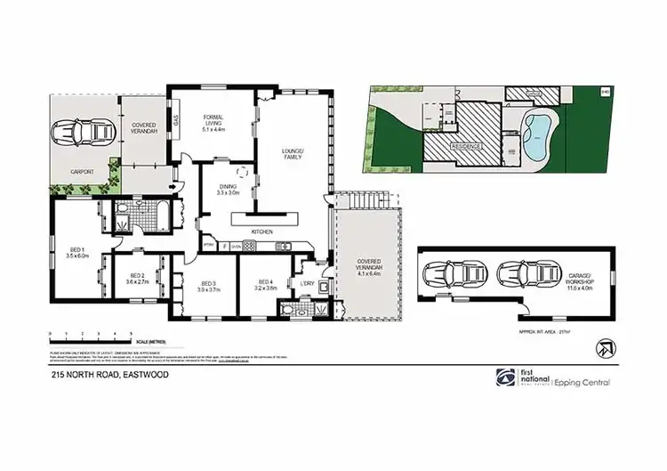Floorplan of Homely house listing, 215 North Road, Eastwood NSW 2122