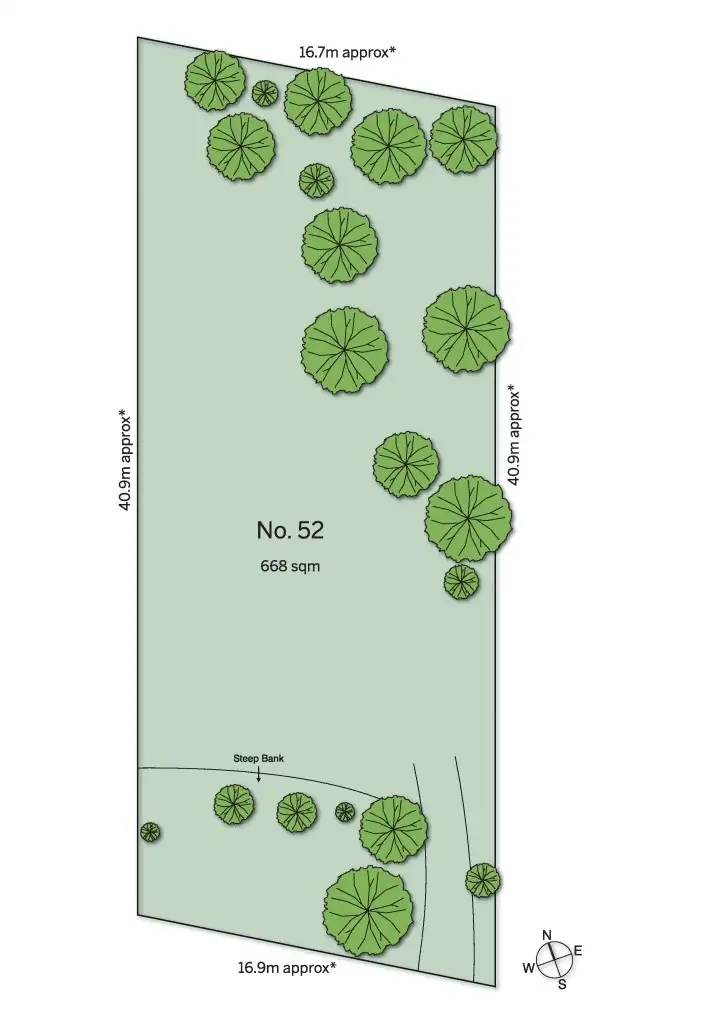 Floorplan of Homely land listing, 52 Arthurs Avenue, Mccrae VIC 3938