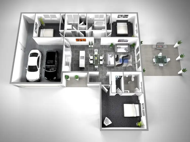 Floorplan of Homely house listing, LOT 2, 126 Garling St, Willagee WA 6156