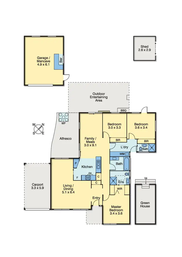 Floorplan of Homely house listing, 1261 Nepean Highway, Mount Eliza VIC 3930