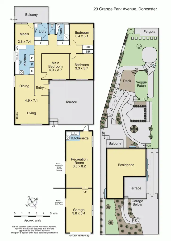 Floorplan of Homely house listing, 23 Grange Park Avenue, Doncaster VIC 3108