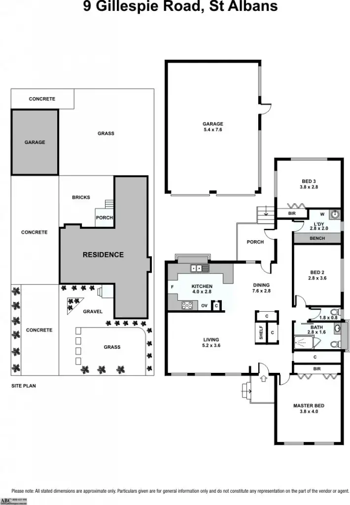 Floorplan of Homely house listing, 9 Gillespie Road, St Albans VIC 3021