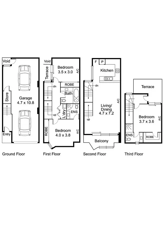 Floorplan of Homely apartment listing, 24/186-190 Noone Street, Clifton Hill VIC 3068