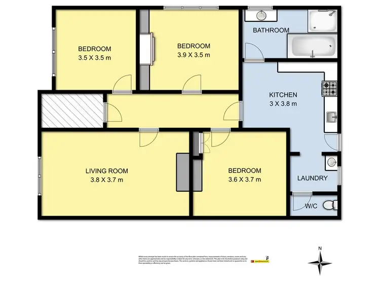 Floorplan of Homely house listing, 2 Campbell Street, Colac VIC 3250
