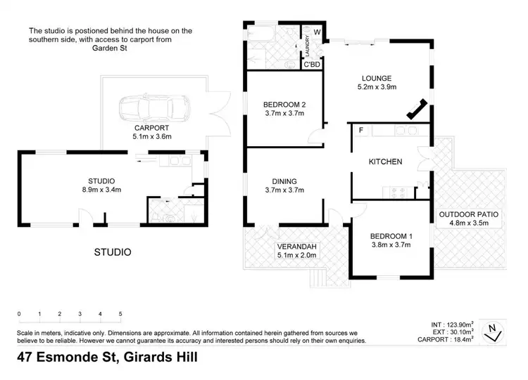 Floorplan of Homely house listing, 47 Esmonde Street, Girards Hill NSW 2480
