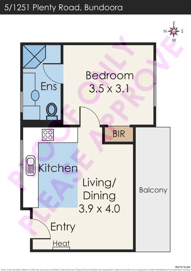 Floorplan of Homely apartment listing, 5/1251 Plenty Road, Bundoora VIC 3083