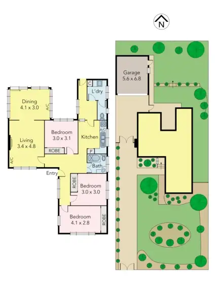Floorplan of Homely house listing, 17 Derna Road, Ashburton VIC 3147