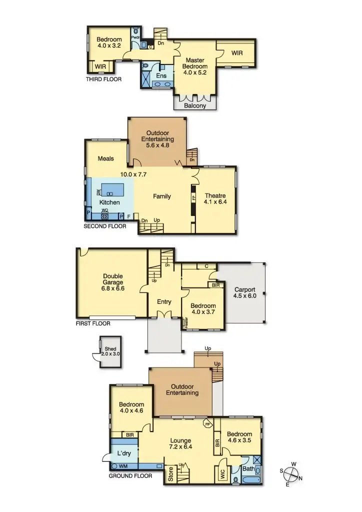 Floorplan of Homely house listing, 19 Bath Street, Mornington VIC 3931