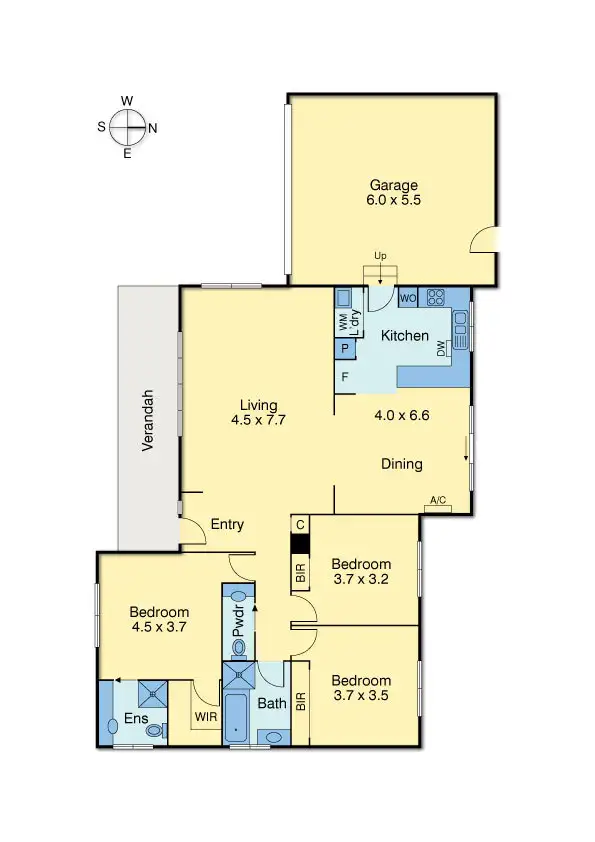 Floorplan of Homely unit listing, 3/593 Esplanade, Mount Martha VIC 3934