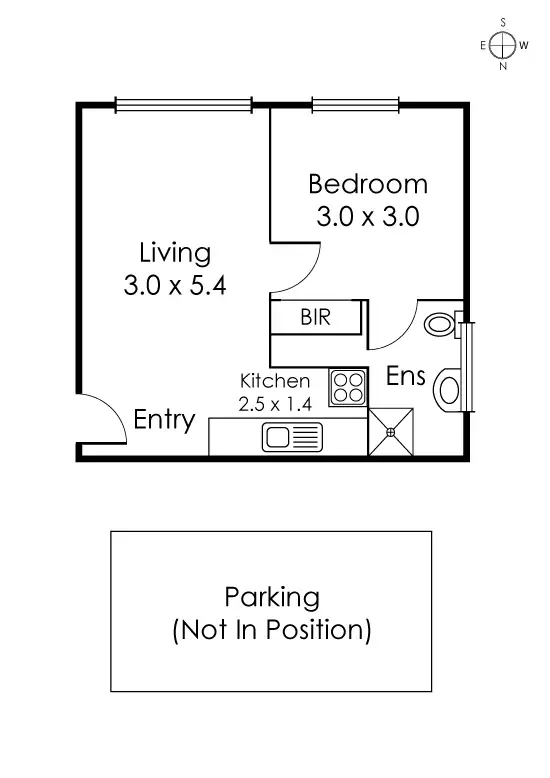 Floorplan of Homely apartment listing, 3/71 Highett Street, Richmond VIC 3121