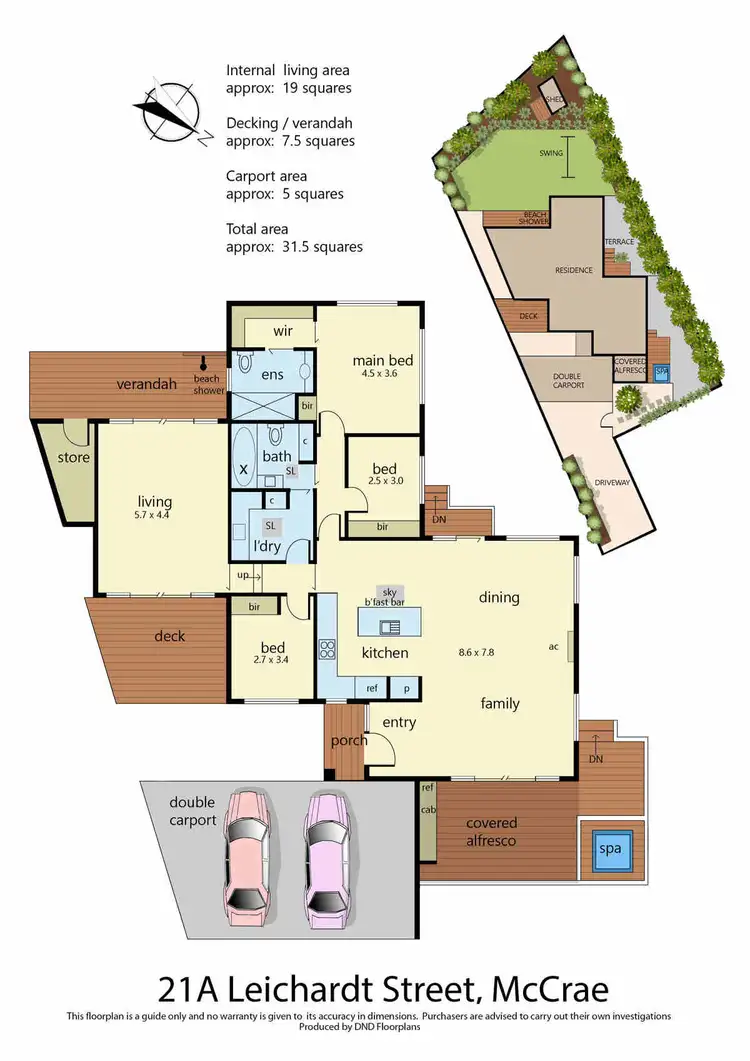 Floorplan of Homely house listing, 21A Leichardt Street, Mccrae VIC 3938