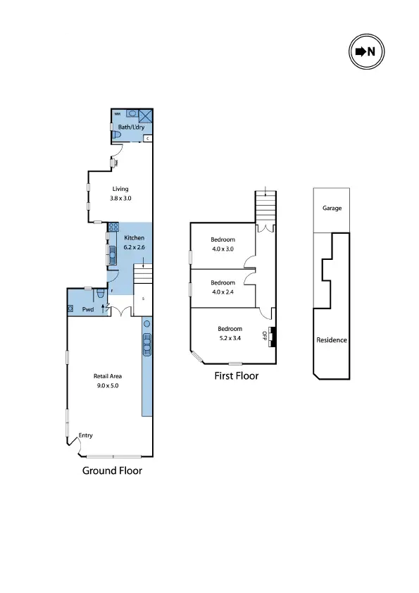 Floorplan of Homely house listing, 150 Stephen Street, Yarraville VIC 3013