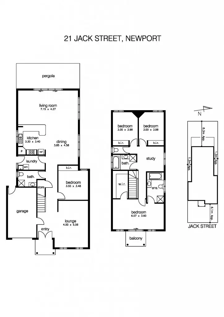 Floorplan of Homely house listing, 21 Jack Street, Newport VIC 3015