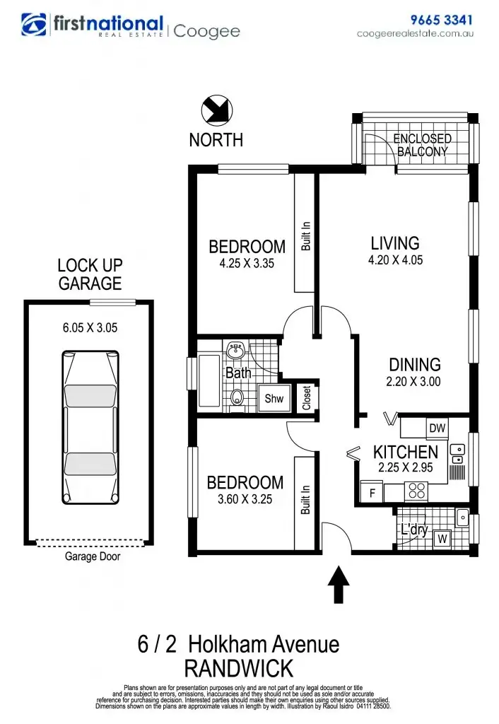 Floorplan of Homely apartment listing, 6/2 Holkham Avenue, Randwick NSW 2031
