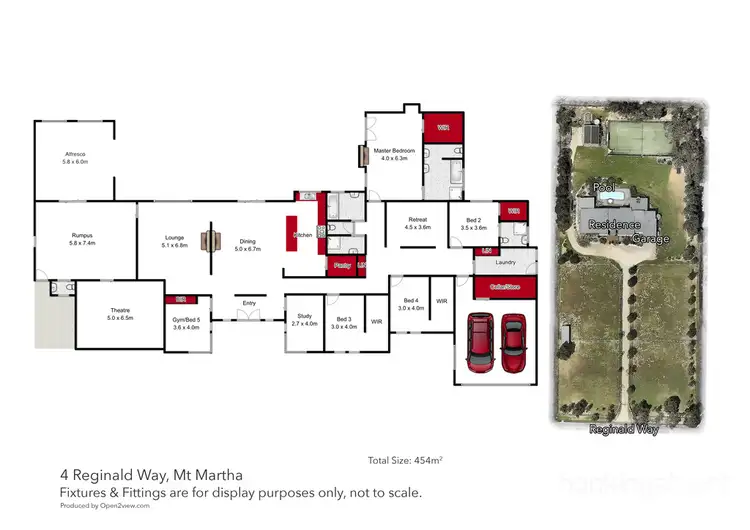 Floorplan of Homely house listing, 4 Reginald Way, Mount Martha VIC 3934