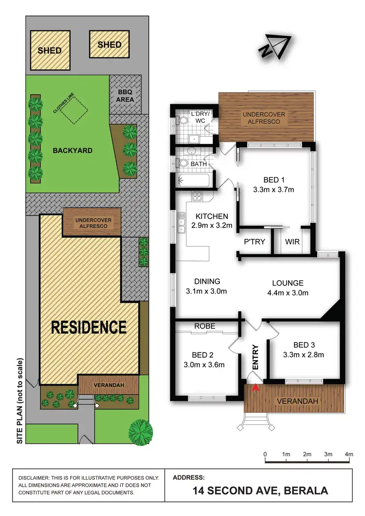 Floorplan of Homely house listing, 14 Second Avenue, Berala NSW 2141