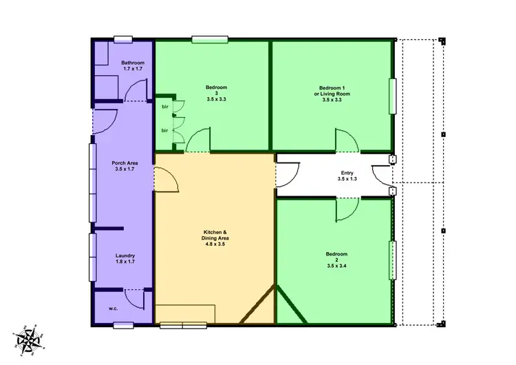Floorplan of Homely house listing, 108 Nelson Street, Ballarat East VIC 3350