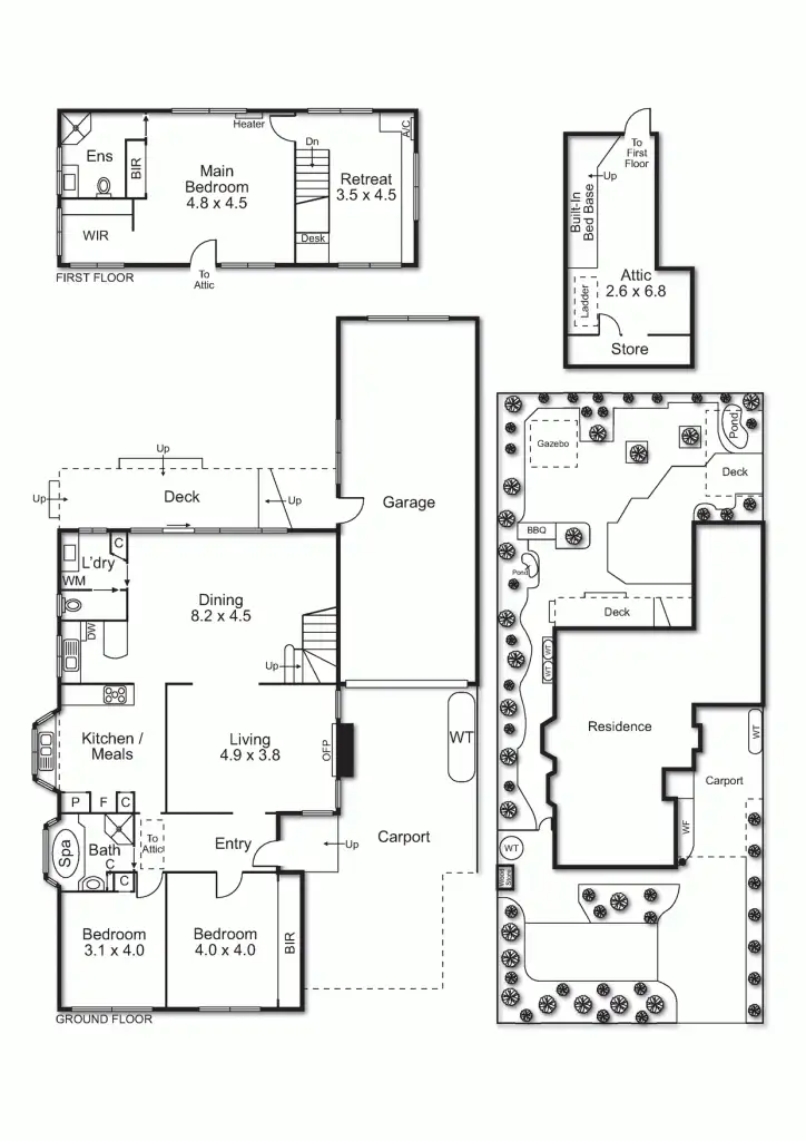 Floorplan of Homely house listing, 19 Kurrajong Street, Bentleigh East VIC 3165