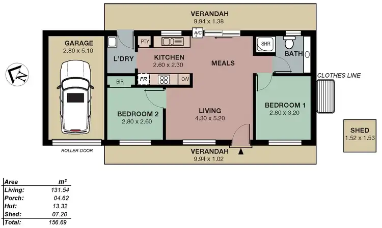 Floorplan of Homely house listing, 9 Laurel Court, Strathalbyn SA 5255