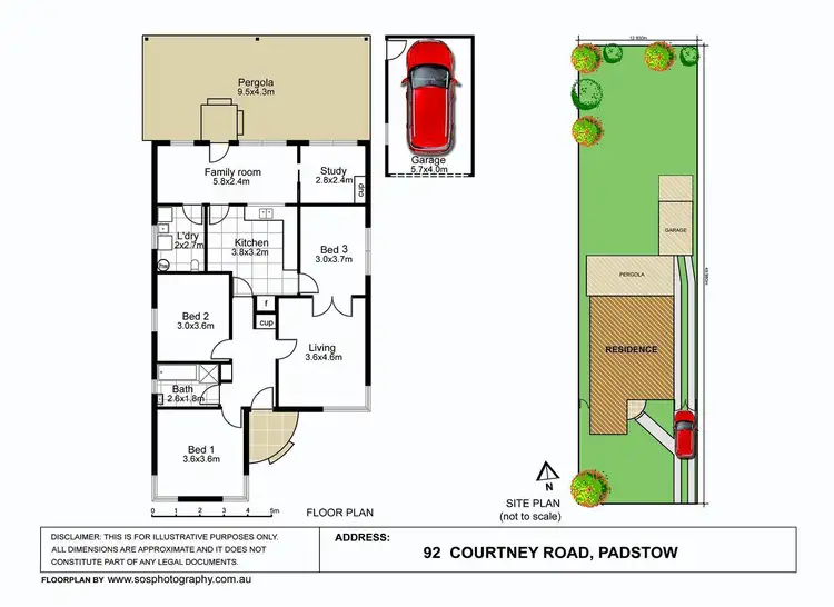 Floorplan of Homely house listing, 92 Courtney Road, Padstow NSW 2211