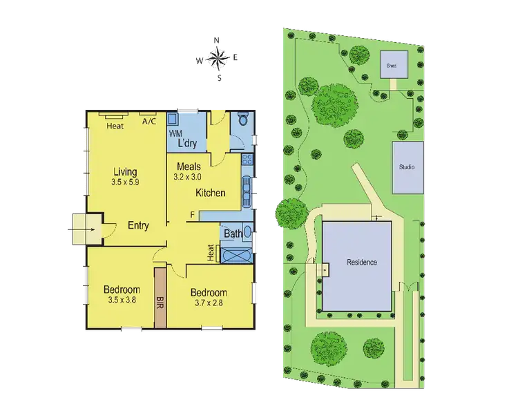 Floorplan of Homely house listing, 36 Canadian Parade, Corio VIC 3214