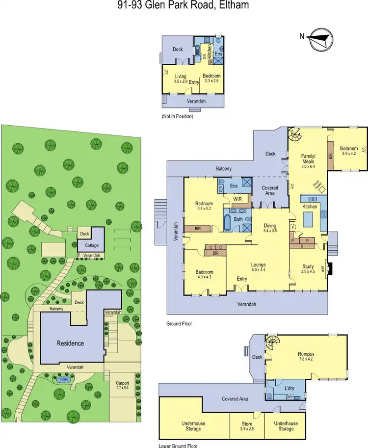 Floorplan of Homely house listing, 91-93 Glen Park Road, Eltham VIC 3095