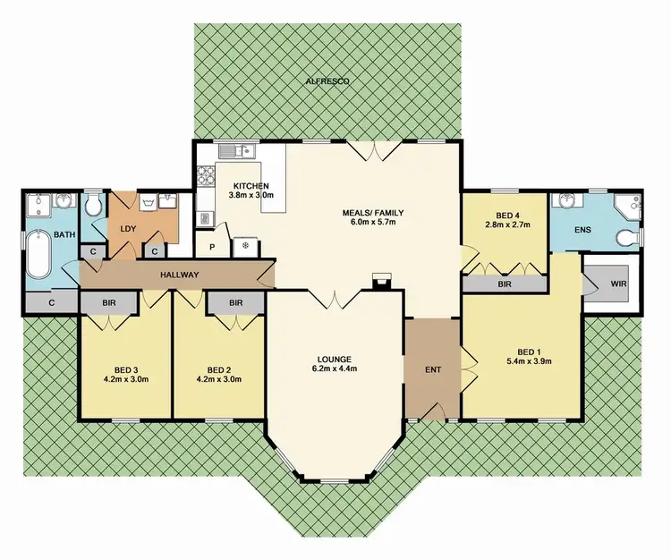 Floorplan of Homely house listing, 11 Cockatoo Drive, Whittlesea VIC 3757