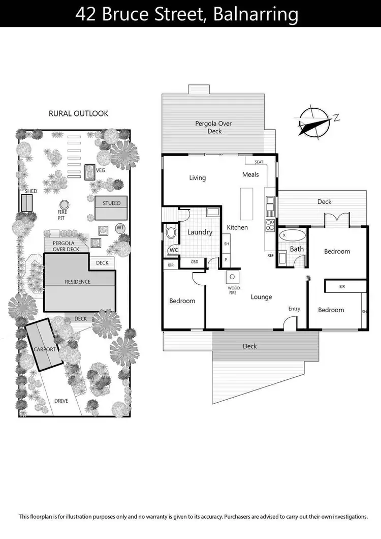 Floorplan of Homely house listing, 42 Bruce Street, Balnarring VIC 3926