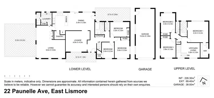 Floorplan of Homely house listing, 22 Paunelle Avenue, East Lismore NSW 2480