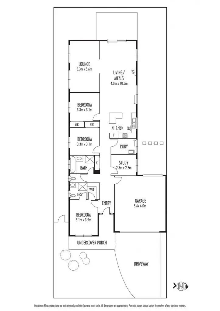 Floorplan of Homely house listing, 4 Felicity Drive, Tarneit VIC 3029