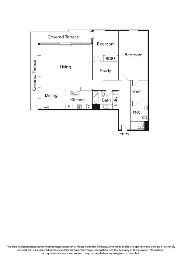 Floorplan of Homely apartment listing, 303C/142 Rouse Street, Port Melbourne VIC 3207