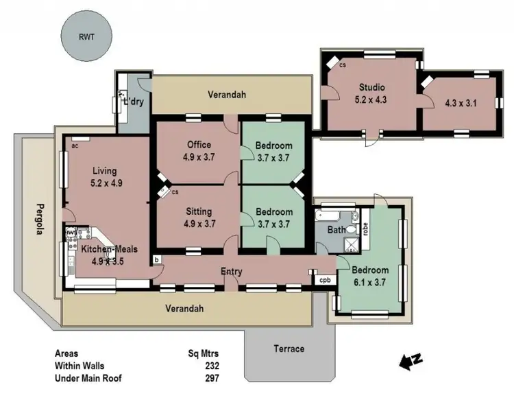 Floorplan of Homely house listing, LOT 15, 299 Collins Road, Tungkillo SA 5236