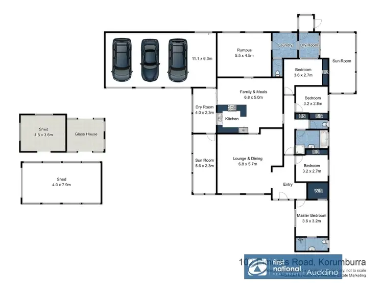 Floorplan of Homely house listing, 102 Elmores Road, Korumburra VIC 3950