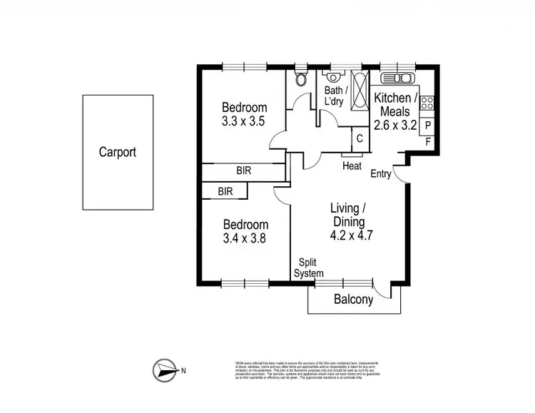 Floorplan of Homely apartment listing, 6/11 Osborne Grove, Preston VIC 3072