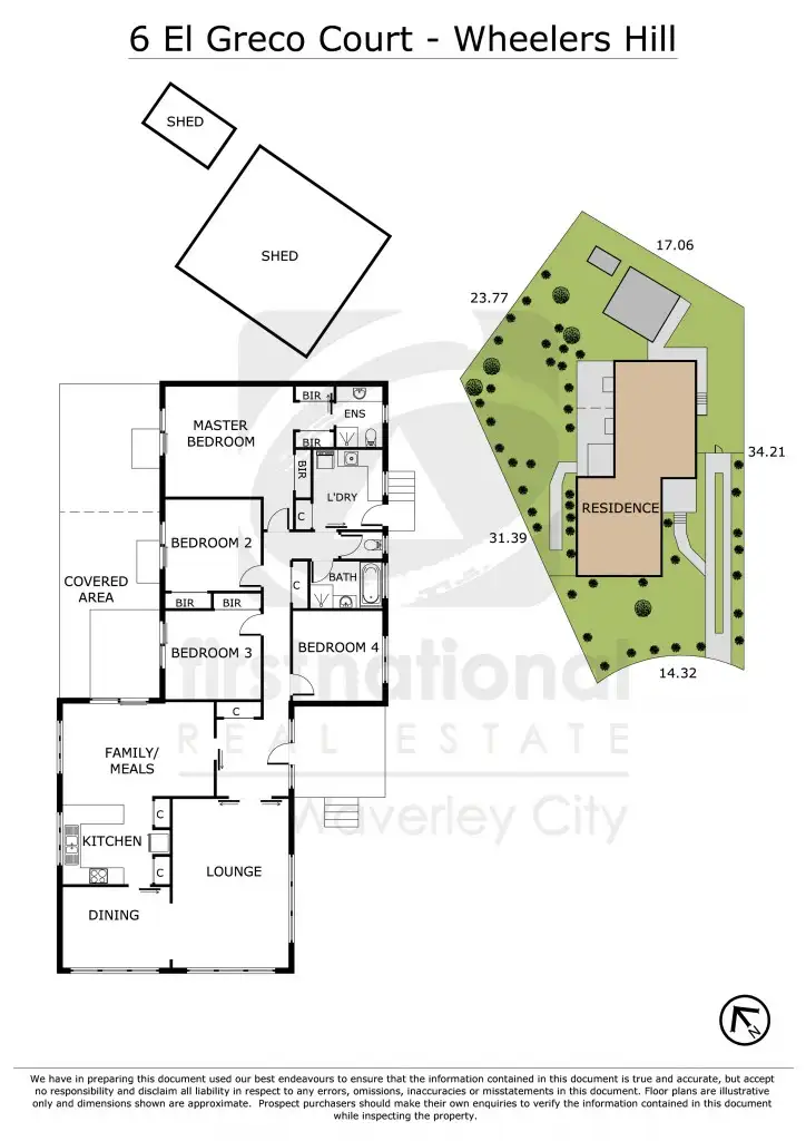 Floorplan of Homely house listing, 6 El Greco Court, Wheelers Hill VIC 3150