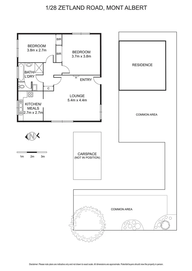 Floorplan of Homely apartment listing, 1/28 Zetland Road, Mont Albert VIC 3127
