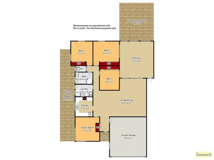 Floorplan of Homely house listing, 52 John Tebbutt Place, Richmond NSW 2753