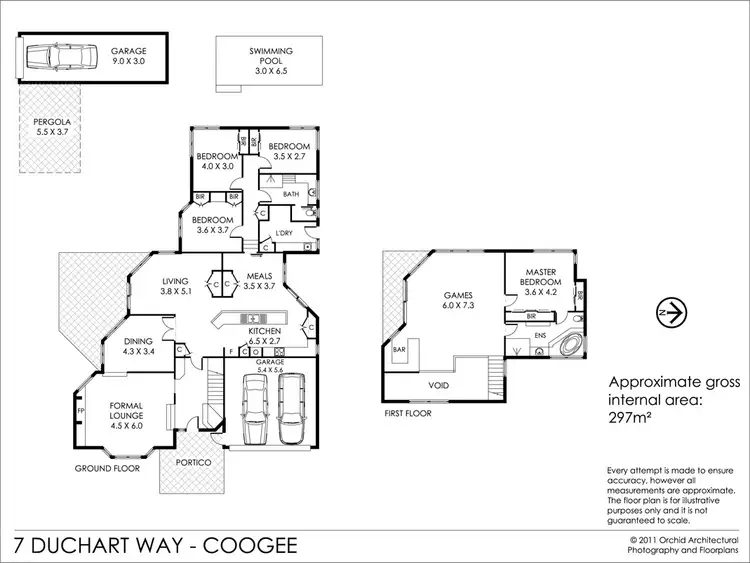 Floorplan of Homely house listing, 7 Duchart Way, Coogee WA 6166