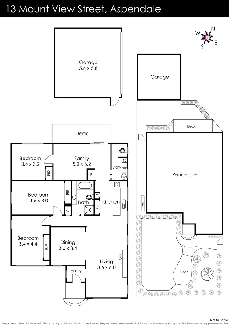 Floorplan of Homely house listing, 13 Mount View Street, Aspendale VIC 3195