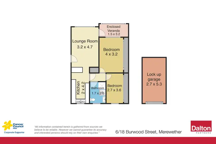 Floorplan of Homely unit listing, 6/18 Burwood Street, Merewether NSW 2291