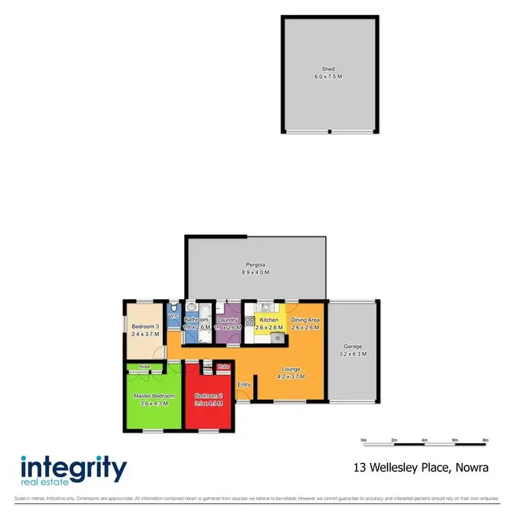 Floorplan of Homely house listing, 13 Wellesley Place, Nowra NSW 2541