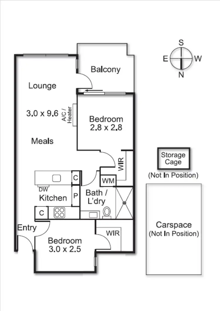 Floorplan of Homely apartment listing, 202/57 Toorak Road, South Yarra VIC 3141