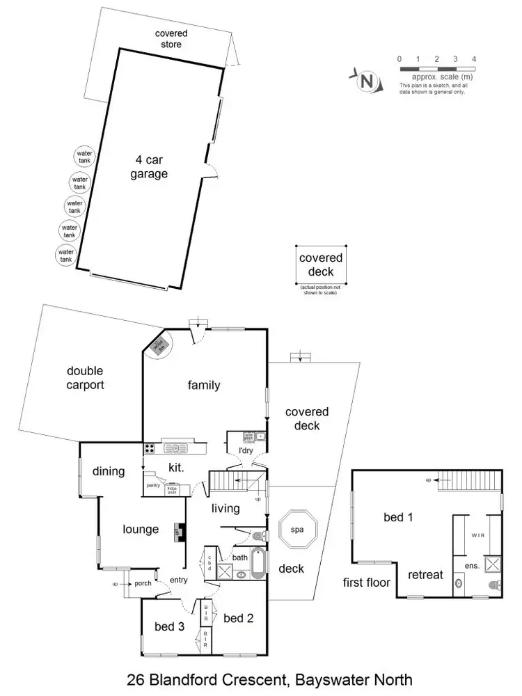 Floorplan of Homely house listing, 26 Blandford Crescent, Bayswater North VIC 3153